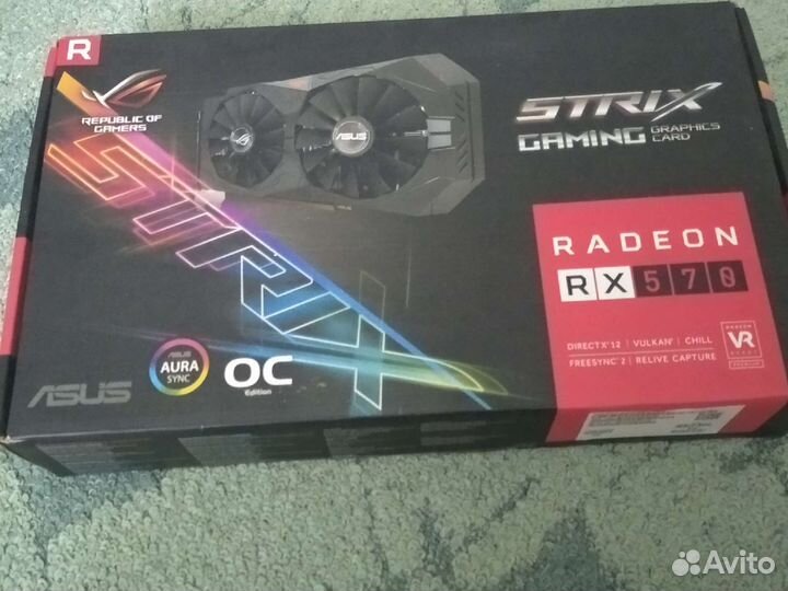 Видеокарта Rx 570 4gb