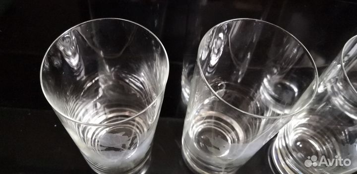 Стаканы тонкие высокие