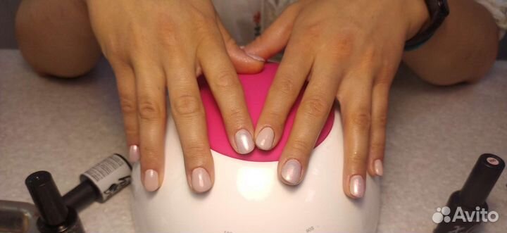 Модель на маникюр с покрытием