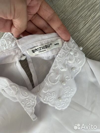 Школьные рубашки для девочки 8-10 лет