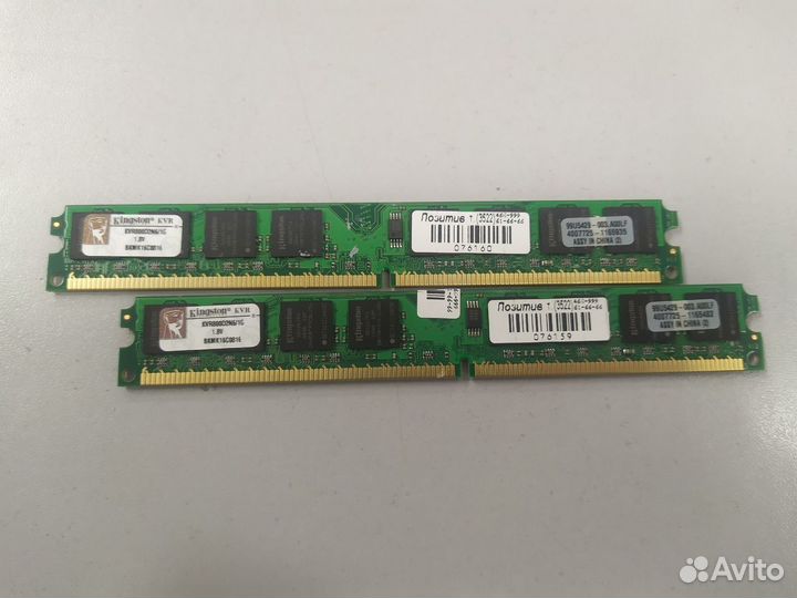 Оперативная память Kingston DDR2 2Gb 800Mhz