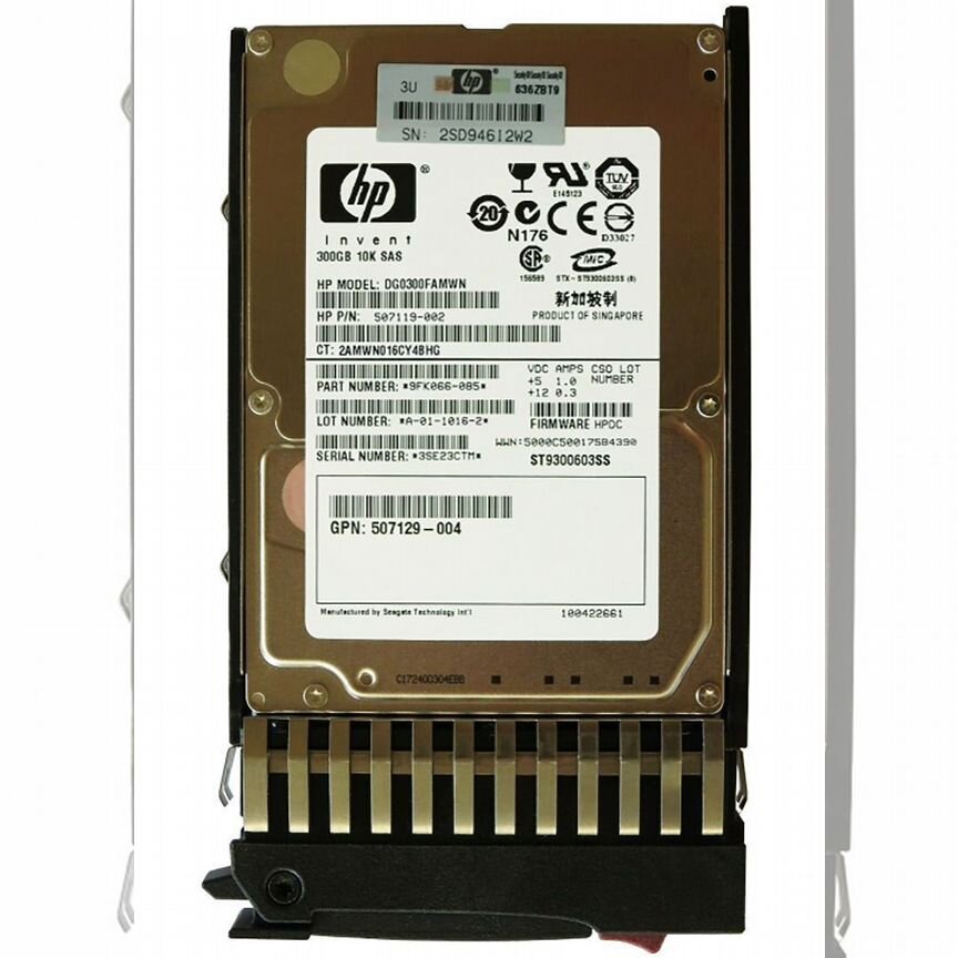 [DG0300FAMWN] Жесткий Диск Hp 300gb Sas 2,5" Hdd Dg0300famwn