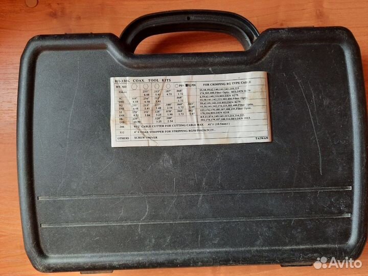 Набор для обжима кабелей HT-330K (coax. tool kits
