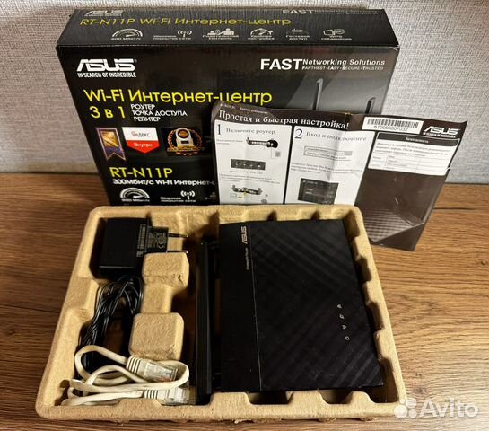 Wifi роутер Asus RT-N11P купить в Санкт-Петербурге | Электроника | Авито
