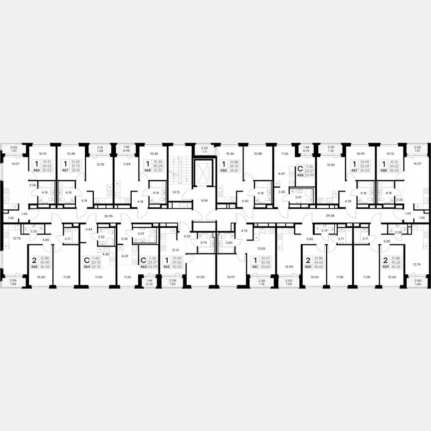 1-к. квартира, 34,5 м², 9/9 эт.