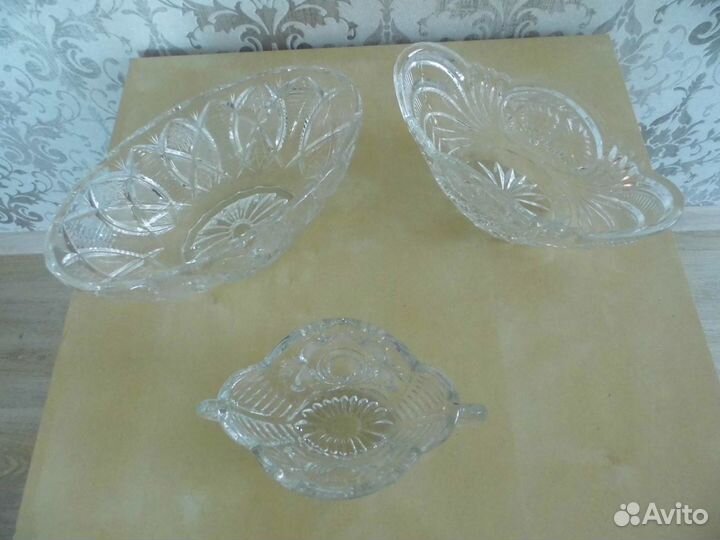 Вазы хрустальные