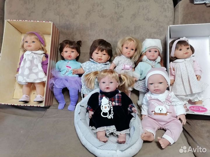 Испанские виниловые куклы antonio Juan, llorens