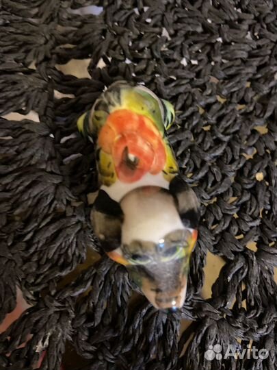 Собачка фарфоровая