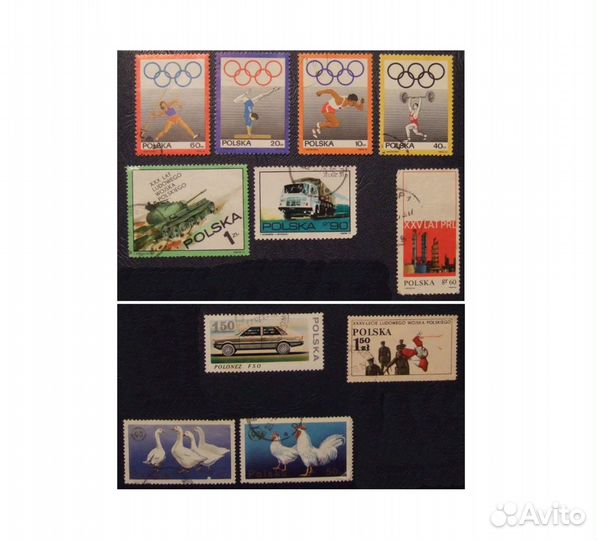 Марки разных стран (1963-1977)