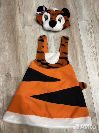 Костюм тигра на девочку 3-5 лет