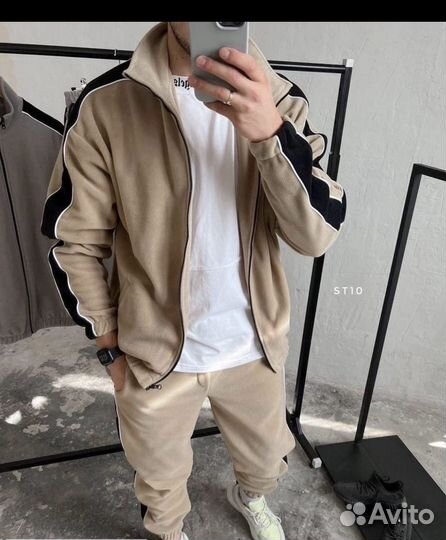 Спортивный костюм на флисе мужской