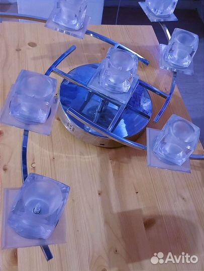 Люстра потолочная большая бу