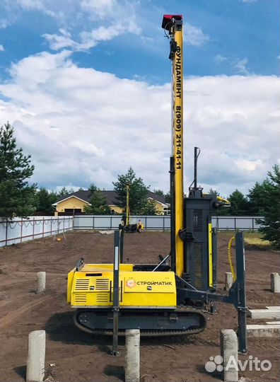 Ж/б сваи, забивка свай, фундамент на ж/б сваях