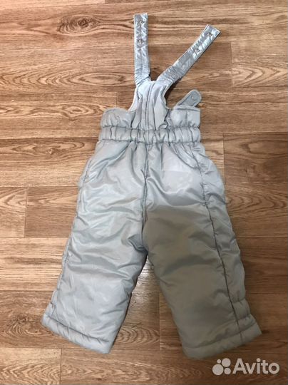 Зимние штаны для девочки 80