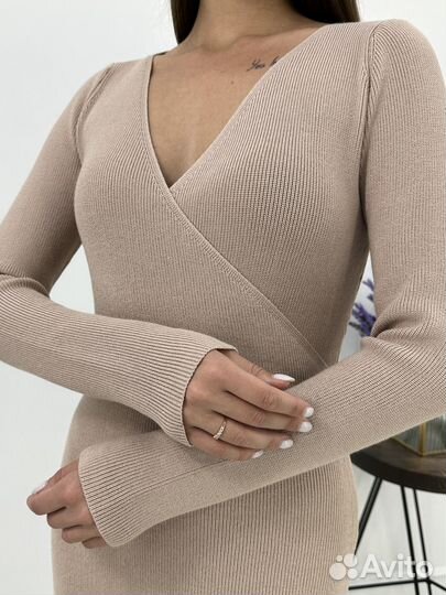 Платье теплое