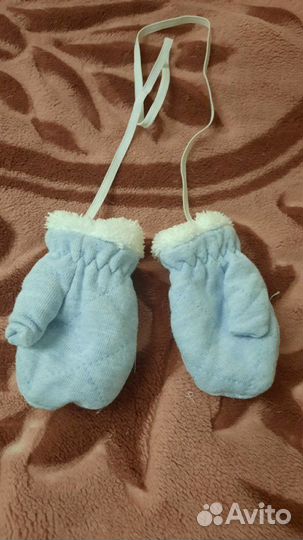 Шапочка+шарф+варежки