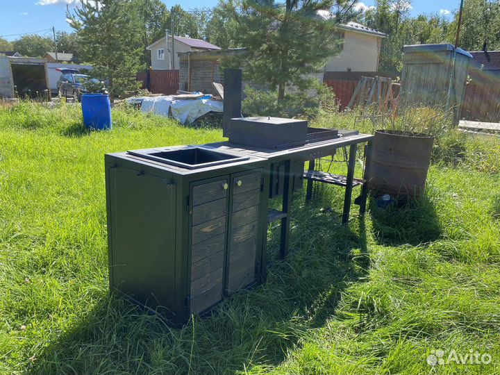 Летняя кухня, мангал