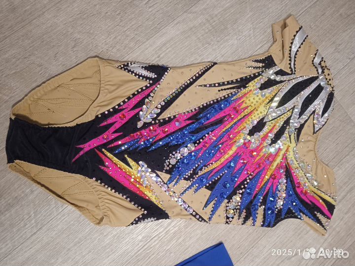 Купальник для гимнастики со штанами