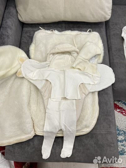 Конверт на выписку зимний для девочки