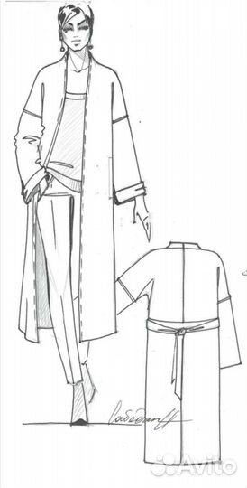 Дизайнер. художник-модельер. Отрисовка эскизов люб