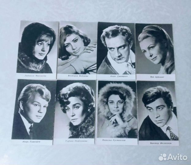 Открытки СССР мини