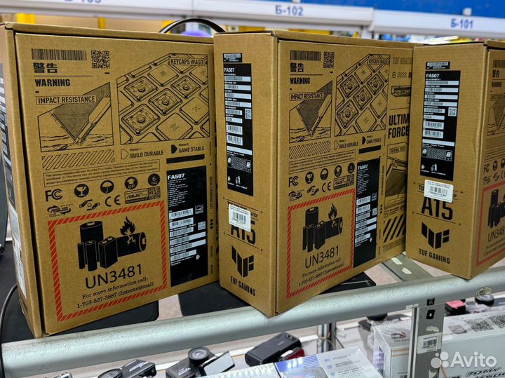 Новые игровые ноутбуки Asus Tuf 15 RTX 4060 8gb