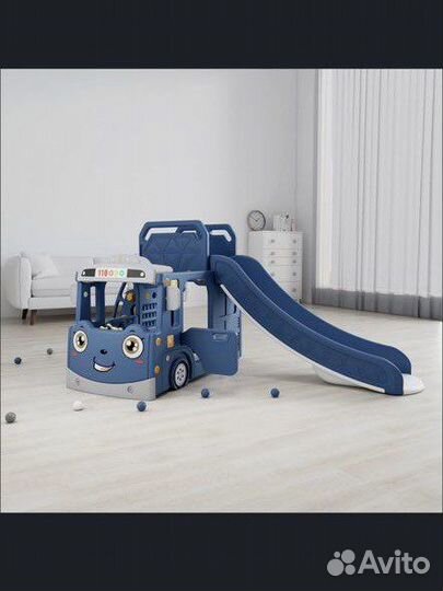 Детская горка пластмассовая для дома и улицы