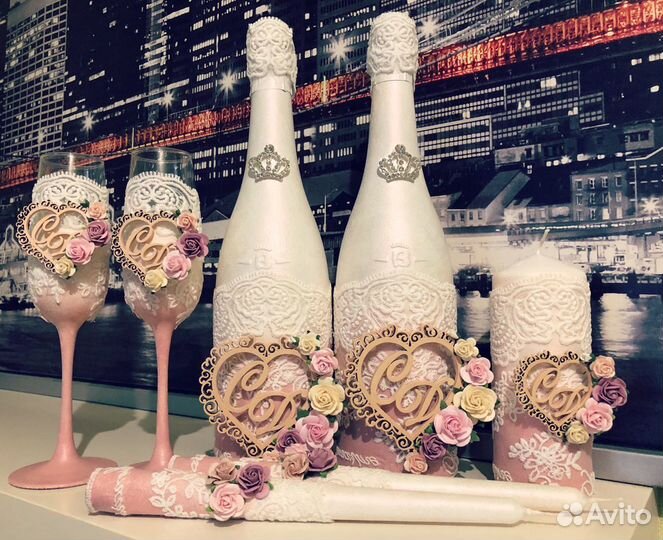 Оформление свадебных наборов