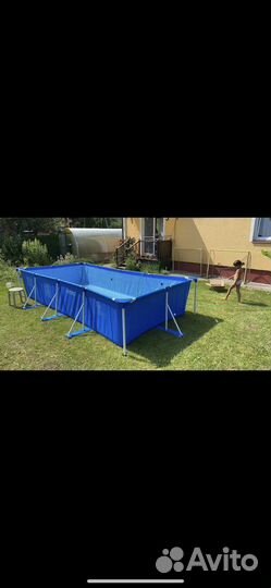 Каркасный бассейн бу 3х2х0.59