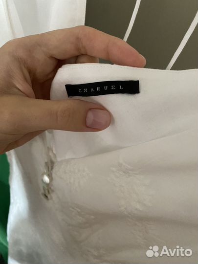 Платье макси из хлопка charuel