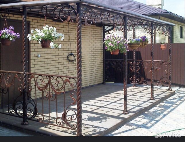 Кованные террасы