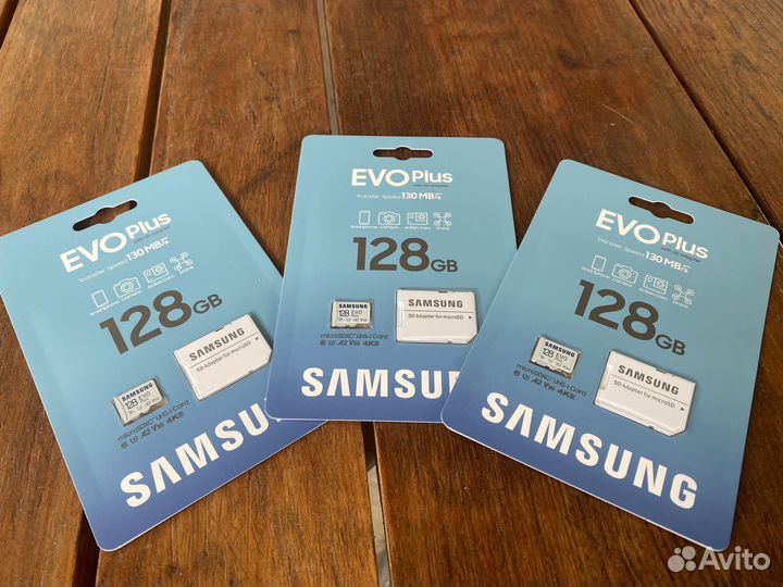 Samsung evo plus 128gb /256gb /512gb sd карты
