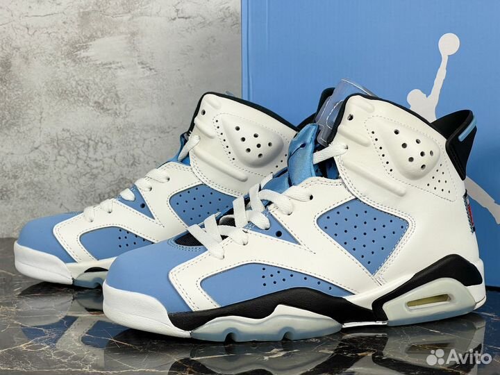 Nike Air Jordan 6 Retro UNC White