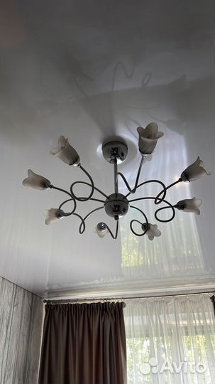 Люстра потолочная бу