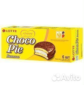 Опт - Пирожное Choco Pie Lotte Банан 168г