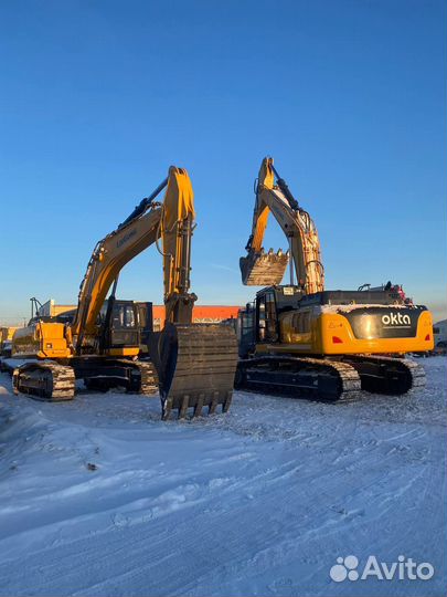 Аренда экскавтора *с гидромолотом