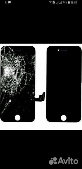 Переклейка стекла, Замена стёкла, тачскрина на люб