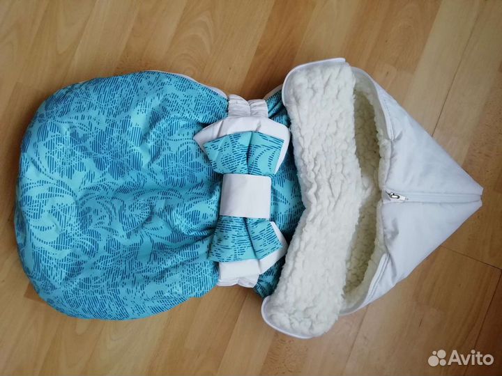 Конверт на выписку на овчине