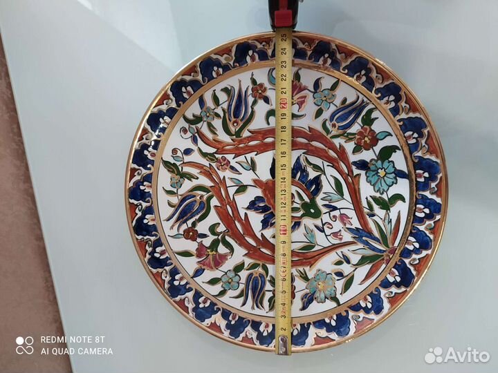 Тарелка декоративная ручная роспись. Греция