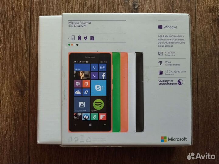 Коробка от Nokia Lumia