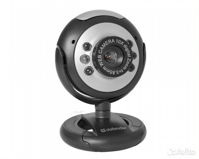 Веб-камера Defender C-110, с микрофоном, 0.3Мп