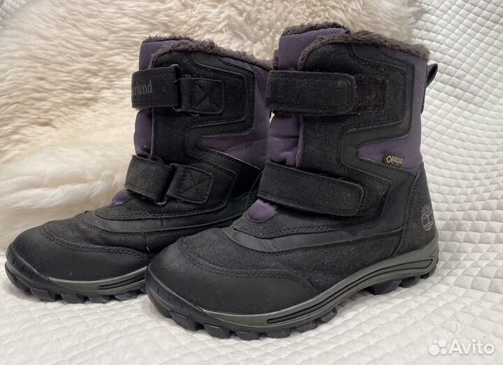 Ботинки зимние детские Timberland мальчик 33 (21см