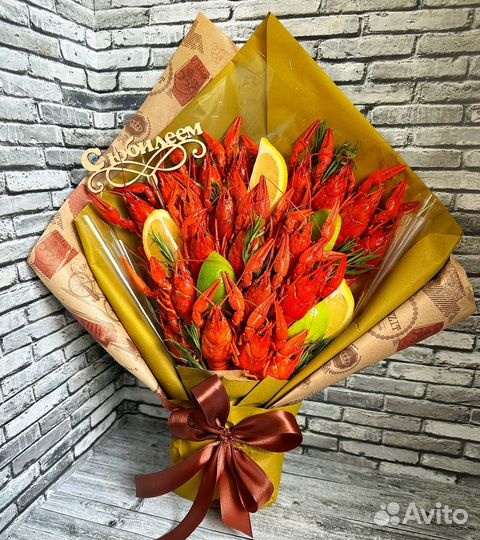 Съедобные букеты. Мужские и женские букеты