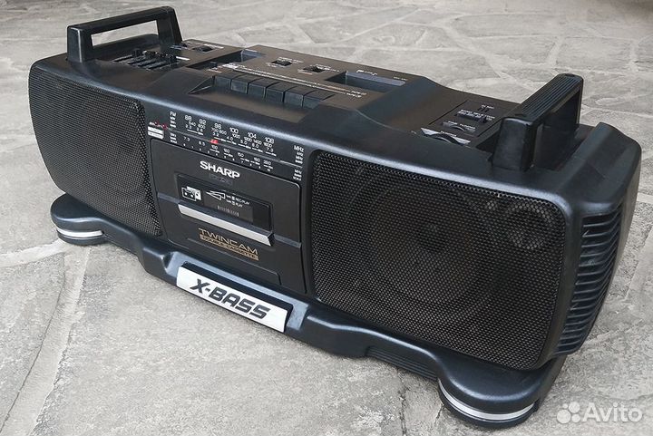 Двухкассетная магнитола Sharp WQ-T359Z(GY)