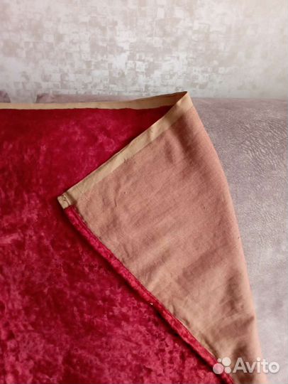 Отрез ткани из плюша, 68 см х 87см