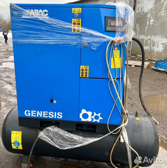 Винтовой компрессор с осушителем abac genesis 15