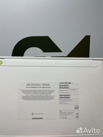 Macbook Air 13 M3 8GB 512GB Starlight