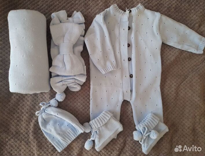 Комплект на выписку(фотосесию)для новорождённого