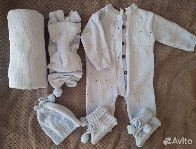 Комплект на выписку(фотосесию)для новорождённого