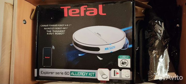 Робот пылесос Tefal X-plorer serie 60 allergy kit